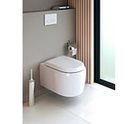 Duravit WC suspendu Collection One – chasse d'eau profonde, fixation invisible, blanc brillant