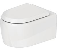 WC suspendu Duravit Collection One, chasse d'eau basse, 385x570x360mm, sortie : horizontale, rimless, fixation cachée, 2583092000, Couleur: Blanc avec HygieneGlaze