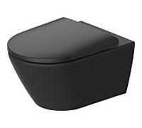 WC suspendu Duravit D-Neo 257709AD00 37 x 54 cm, 4,5 l, sans bride, anthracite mat
