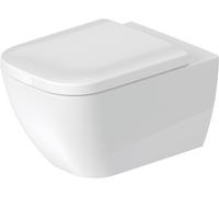 Duravit Happy D.2 WC mural 54cm, sans rebord, avec fixation cachÃ©e (Durafix), Coloris: Couleur intÃ©rieure blanche, Couleur extÃ©rieure blanche - 2222090000
