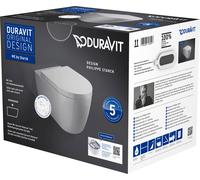 WC suspendu Duravit ME by Starck Ensemble Duravit RimlessÂ, 45290900A11, Couleur: Blanc avec Wondergliss