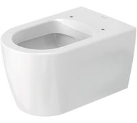 WC suspendu Duravit ME by Starck, lavable, Durafix inclus, 4,5 L, 370 x 570 mm, 25280926001, Couleur: Couleur intérieure blanc, couleur extérieure blanc soyeux mat, avec WonderGliss