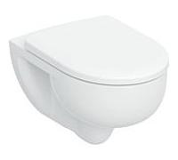 Geberit Renova Wand-Tiefspül-WC 503062001 mit WC-Sitz, TurboFlush, weiß