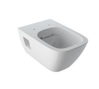 Keramag Renova Nr. 1 Plan Lave WC mural, sans rebord, suspendu, forme partiellement fermée, 500.378., Coloris: Blanc - 500.378.01.1