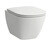 WC suspendu Laufen Lua, à chasse d'eau profonde, H8660820000001 sans bride, blanc