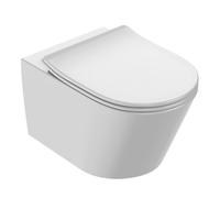 Jacob Delafon WC Suspendu sans Bride Bastille caréné + abattant