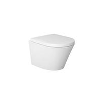 WC suspendu sans bride NANO-protection et abattant Softclose 1080R - Blanc brillant