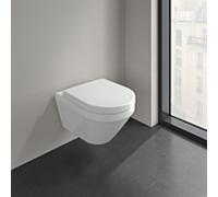 WC suspendu Villeroy et Boch Architectura 4694C001 37x53cm, rond, TwistFlush, sans bride, blanc
