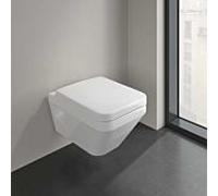 Villeroy und Boch Architectura Vasque à poser murale WC 5685C001 37x53cm, carrée, TwistFlush, murale, horizontale, blanc