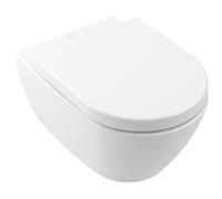 WC Suspendu Villeroy et Boch Subway 2.0 à fond creux sans bride Stone White CeramicPlus