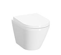 WC suspendu VitrA Integra, à chasse d'eau profonde 7040B003-0075, 35,5 x 49,5 cm, 3/6 l, sans bride, sans fonction bidet, blanc