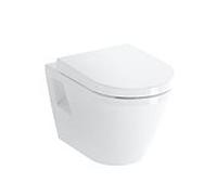 WC suspendu VitrA Integra, chasse d'eau profonde 7062B003-0075 35,5 x 54 cm, 3/6 l, sans bride, sans fonction bidet, blanc