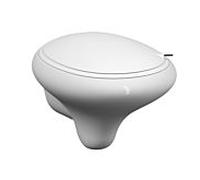WC suspendu VitrA Istanbul, à chasse d'eau profonde 4518B403-0090, blanc VC, 3/6 po, sans bride, avec fonction bidet et fixation invisible.