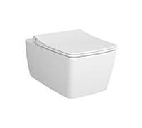 WC suspendu VitrA Metropole, chasse d'eau profonde 7672B001-0101 36x56cm, 3/6 l, edelweiss