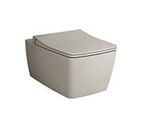 WC suspendu VitrA Metropole, chasse d'eau profonde 7672B020-0101 36x56cm, 3/6 l, taupe mat