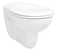Vitra Normus évier WC mural blanc 5091L003-1028 match2, saillie 52,5 cm