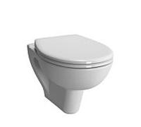 WC suspendu VitrA S20 à chasse d'eau profonde 7641L003-0850 35,5 x 52 cm, volume de chasse 3/6 l, blanc, avec fonction bidet
