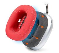 WC SweatZ Max - Housses de Protection brevetées pour Airpods Max fabriquées par Wicked Cushions | Résistant à la Transpiration et Facilement Lavable | Red