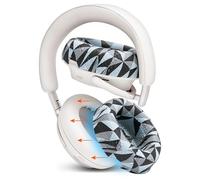 WC SweatZ QC Ultra - Housses de Protection brevetées pour écouteurs Bose QuietComfort Ultra Gen 1 et Gen 2 par Wicked Cushions | Résistantes à la Transpiration et lavables | Geo Grey