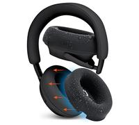 WC SweatZ QC Ultra - Housses de Protection brevetées pour écouteurs Bose QuietComfort Ultra Gen 1 et Gen 2 par Wicked Cushions | Résistantes à la Transpiration et lavables | Black