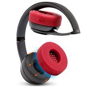 WC SweatZ Solo - Coussinets Anti-Transpiration brevetés pour Beats Solo 4, Solo 3 et Solo 2, fabriqués par Wicked Cushions | Résistants à la Transpiration et lavables en Machine | Red