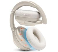 WC SweatZ XM4 - Housses de Protection brevetées pour écouteurs Sony WH1000XM4 par WC | Cache-Oreilles en Silicone pour écouteurs Sony WH-1000XM4 | Beige