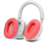 WC SweatZ XM5 - Coussinets Anti-Transpiration brevetés pour Sony WH1000XM5 par Wicked Cushions | Protection complète à 360° | Résistants à la Transpiration et lavables Facilement | Red
