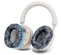 WC SweatZ XM5 - Coussinets Anti-Transpiration brevetés pour Sony WH1000XM5 par Wicked Cushions | Protection complète à 360° | Résistants à la Transpiration et lavables Facilement | Black Camo