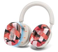WC SweatZ XM5 - Coussinets Anti-Transpiration brevetés pour Sony WH1000XM5 par Wicked Cushions | Protection complète à 360° | Résistants à la Transpiration et lavables Facilement | Red Prism
