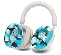 WC SweatZ XM5 - Coussinets Anti-Transpiration brevetés pour Sony WH1000XM5 par Wicked Cushions | Protection complète à 360° | Résistants à la Transpiration et lavables Facilement | Cyan Prism