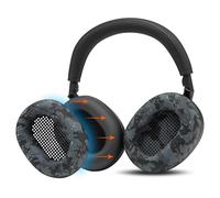 WC SweatZ XM6 -Coussinets d'oreille en Silicone brevetés, compatibles avec Le Sony WH-1000XM6, par Wicked Cushions | Résistants à la Transpiration et lavables | Black Camo