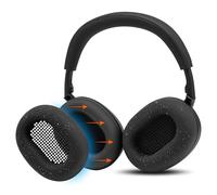 WC SweatZ XM6 -Coussinets d'oreille en Silicone brevetés, compatibles avec Le Sony WH-1000XM6, par Wicked Cushions | Résistants à la Transpiration et lavables | Black