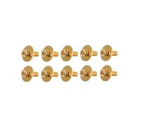 WC24 Lot de 10 vis de percussion portatives pour instrument de musique Doré