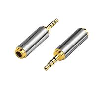 Wcawnlt 2 Adaptateur Audio 2.5mm Mâle vers 3.5 mm Jack Femelle Prise Rallonge Audio Mini Cable pour Casque Ecouteur Enceinte Hi FI Et Appareils Audio Compatibles