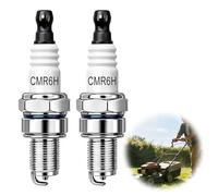 Wcawnlt 2x Bougie d'Allumage CMR6H Compatible avec NGK, pour MS170/MS171/MS181/FS90, BG56 BG66 BG86 BR500 BR550 BR600, USR7AC, BG56, BR500 - Pour Tronçonneuses et Outils de Jardinage (Blanc)