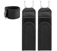 Wcawnlt Ceinture Homme sans Boucle, 2 Pcs Ceinture Élastique Invisible Ajustable pour Jean et Pantalon, Ceinture de Travail Discrète Unisexe, Accessoire Extensible pour Homme et Femme, Noir