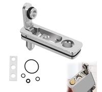 Wcawnlt Kit Accessoires pour Zippo Briquets Insert Joint Étanchéité pour Briquets Métal et Coton Argenté, Adapté pour Entretien et Réparation, Compatible avec Modèles Classiques Zippo