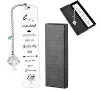 Wcawnlt Marque-page en Métal avec Chaîne Design Arbre de Vie Accessoire Livre metal Élégant Couleur Argent Cadeau Insolite pour amie ami femme maitresse ecole lecteurs