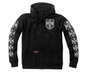 WCC Choppers Dominator Sweat zippé capuche Noir 2XL homme