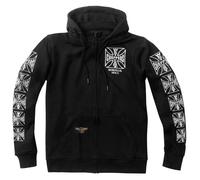 WCC Choppers Dominator Sweat zippé capuche Noir L homme