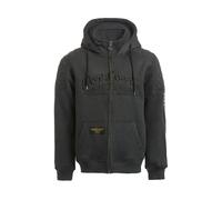 WCC Choppers Por Vida Felpa à Capuche Zippée Grise Homme Taille EU M