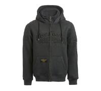 Wcc Choppers Por Vida Sweat-Shirt Avec Capuchon Et Fermeture Éclair Gris Gr Eu S