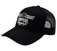 West Coast Choppers Motorcycle Co 6 Panel Trucker Cap Noir