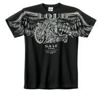 WCC T-shirt Chopper « Loud Pipes » Noir M homme