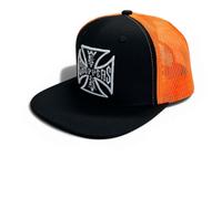 WCC West Coast Choppers Casquette Og Flatbill Hat WCCPT174OR Einheitsgröße