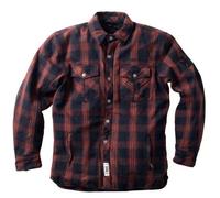 WCC West Coast Choppers Chemise d'équitation Austin Rouge/Black M