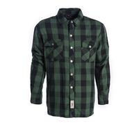 WCC West Coast Choppers Chemise moto Riding Lumberjack Green/Black 3XL