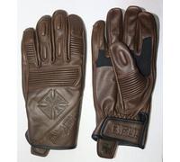 WCC West Coast Choppers Gants de moto en cuir BFU Tobacco Brown-S