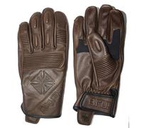 WCC West Coast Choppers Gants de moto en cuir BFU Tobacco Brown XL