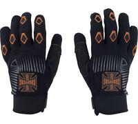 WCC West Coast Choppers Gants Por Vida Noir/Orange S